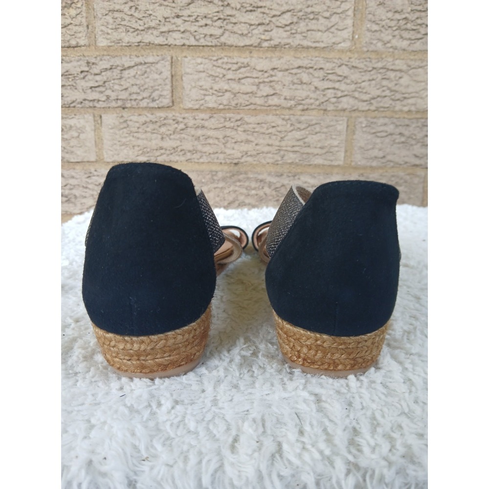 NWOB Eric Michael Women's Mia Espadrille Wedge Sandals Sz 35 US 5 Made In Spain - Picture 4 of 6
